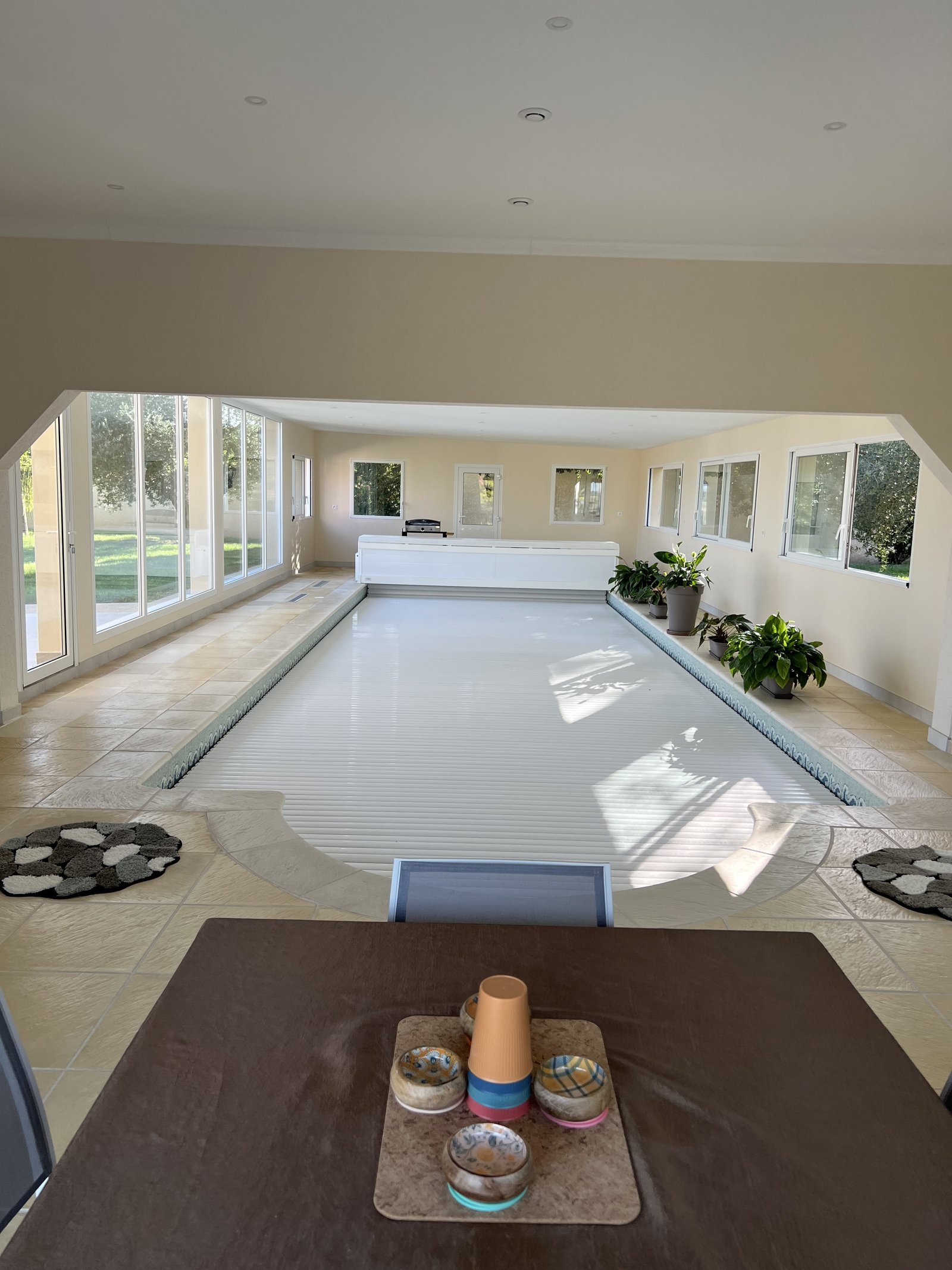 Photo d'un abri piscine